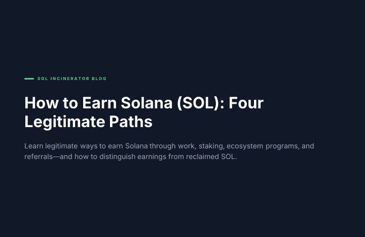 How to Earn Solana (SOL): Four Legitimate Paths
