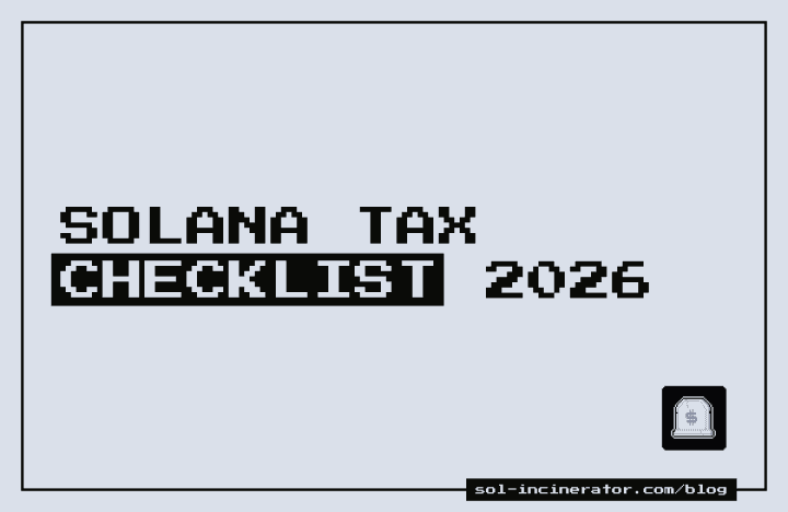 Solana Tax-Loss Harvesting Checklist for 2026